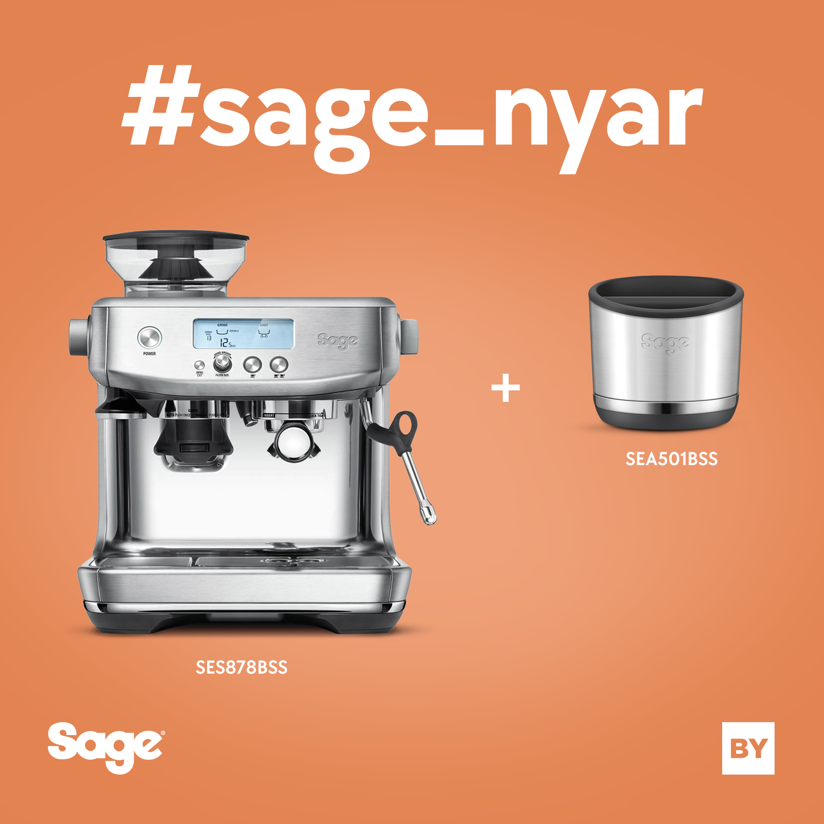 .nr3. - Sage Nyár ! - Sage SES878BSS Barista Pro + Sage SEA501BSS